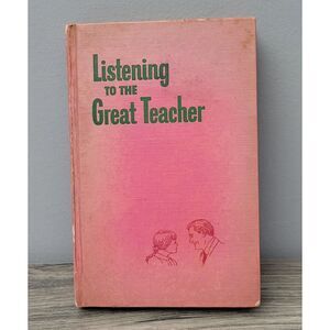 VTG 1971 Listening To The Great Teacher by Watch Tower Bible & Tract Society USA